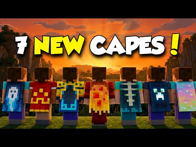 How to unlock all 7 Minecraft capes (NEW)