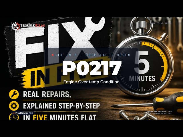 P0217 Explained — Engine Over temp Condition | TroubleAtlas