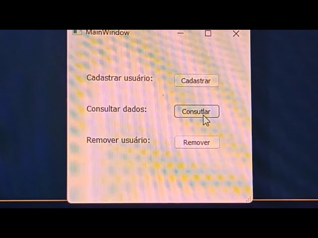 SISTEMA EM PYTHON FAZENDO CONEXÃO COM BANCO DE DADOS (quase um CRUD)