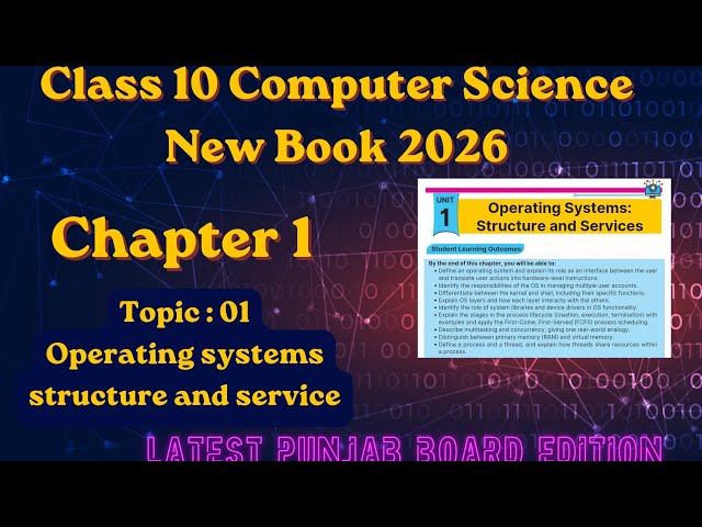 Class 10 Computer Science Lecture 1 Punjab Board New Syllabus