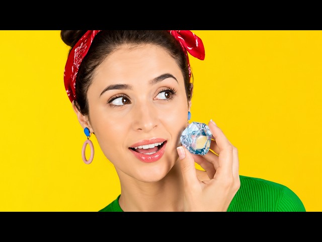 COOL DIY BEAUTY HACKS || Useful Makeup Tricks by 123 Go! Gold