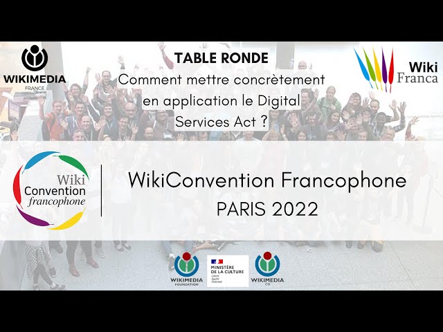 Digital Services Act (DSA) — Wikiconvention francophone 2022