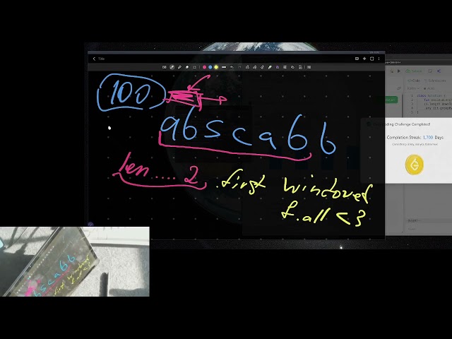 # 14.08.2026 [3090. Maximum Length Substring With Two Occurrences]