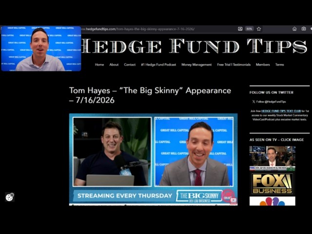 Hedge Fund Tips with Tom Hayes - VideoCast - Episode 352 - July 16, 2026