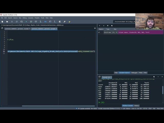 Math 301 Unit 1 Relative vs absolute file paths
