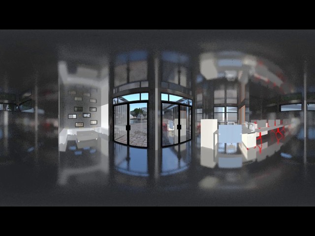 Shipping container inside VR