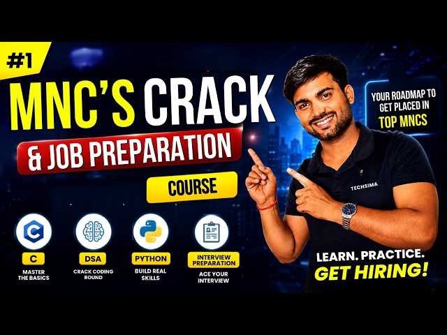 C Programming Basics 🔥 | Complete Roadmap to Get Hired | MNC Crack & Job Preparation #1