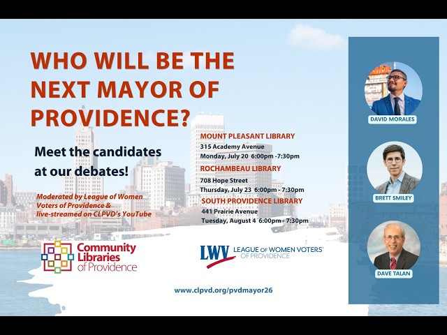 Providence Mayoral Forum 2026
