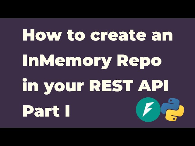 How to create an InMemory Repo in your REST API 2026 | Part I
