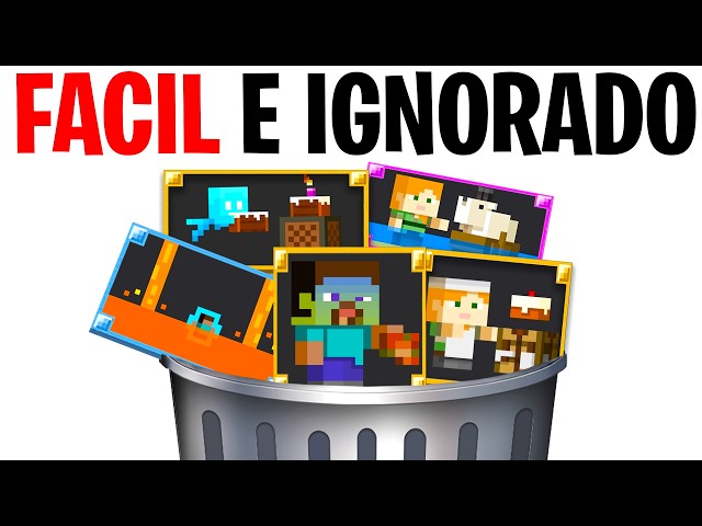 15 EASY Achievements That NO ONE Has in Minecraft