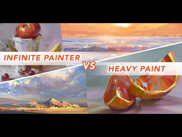 Infinite Painter vs Heavy Paint (MY FAVORITE DIGITAL PAINTING APPS FOR IPAD!)