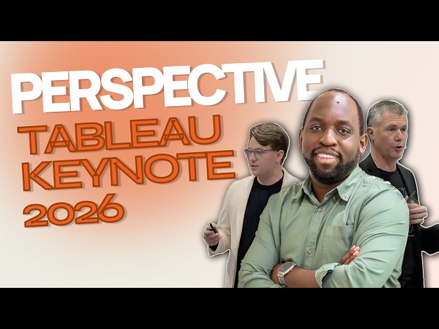 Here's why I don't agree with you: Tableau Conference 2026