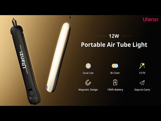 New Release | Ulanzi UA12/UA20 Portable Air Tube Light
