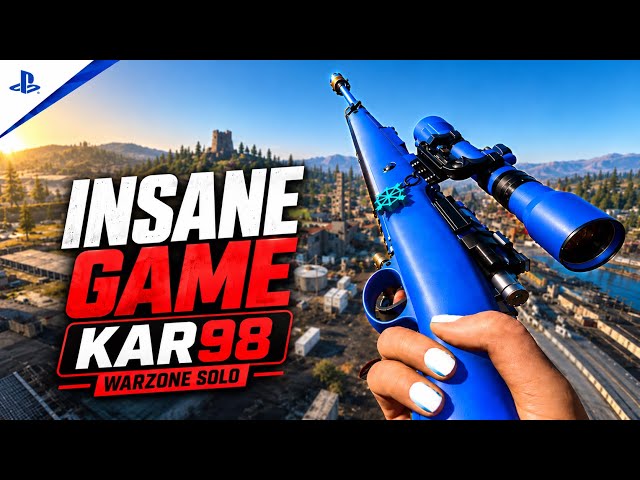 INSANE Kar98 Game in Warzone Solo
