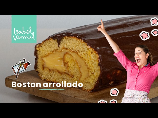 Boston Cream Swiss Roll