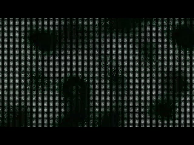 kinetic fluid typography matrix 2d