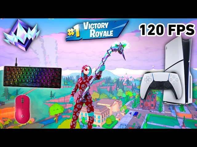 Fortnite Unreal Ranked Reload On PS5 | Keyboard & Mouse Gameplay | 120 FPS | 4K