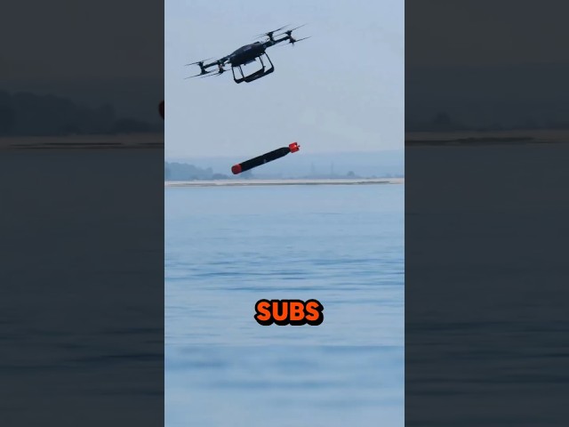 Submarines are terrified of these DRONES #shorts