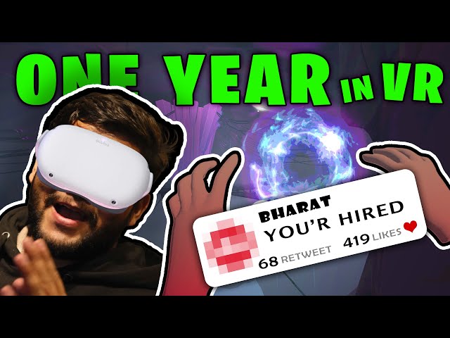 1 Year Progress on my VR Game Development Journey (Glitches to Optimized)