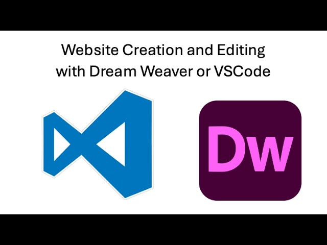 Website basic with Dreamweaver or VSCode