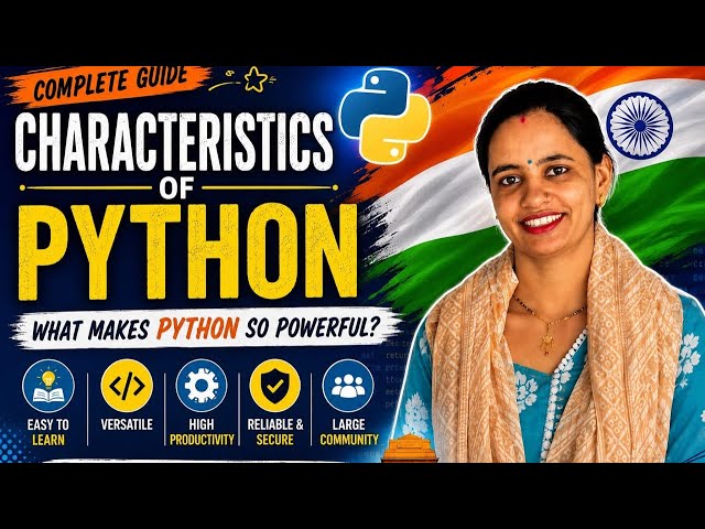 Characteristics of python for beginners 