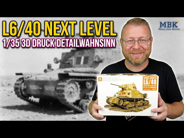 Sensational multimedia kit with perfect details! The L6/40 from ET Models - MBK unboxing SPECIAL