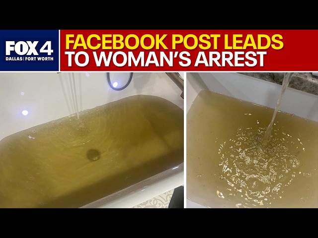 Mujer arrestada tras publicar en Facebook sus preocupaciones sobre el agua