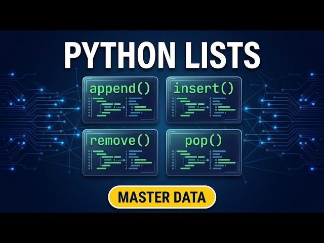 Python Lists: Append, Insert, Remove & Pop Explained!