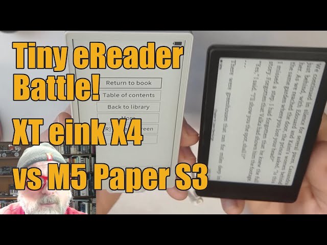 Comparing the XTeink X4 and M5 PaperS3