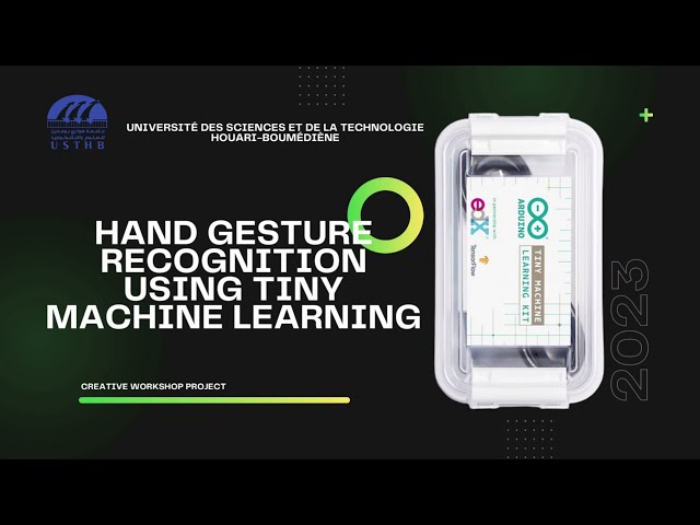 Hand Gesture Recognition using Tiny Machine Learning