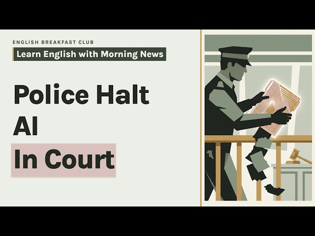 Police Halt AI Evidence in Court | 🇬🇧 News in Plain English