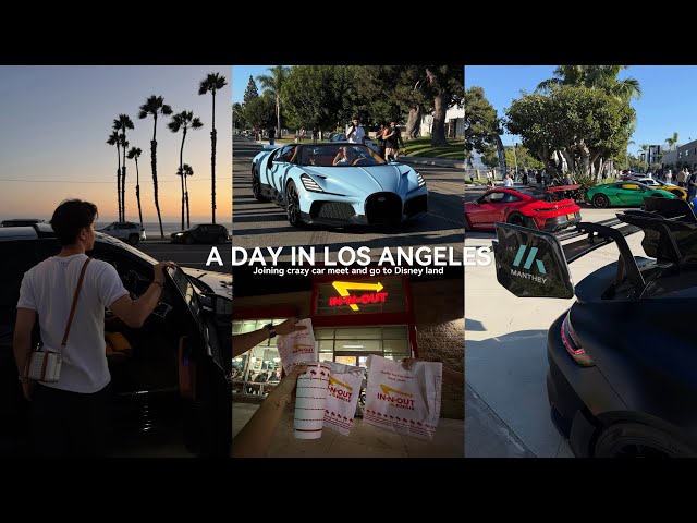 Los Angeles Summer🇺🇸 Insane Car Meet & Disneyland in California 