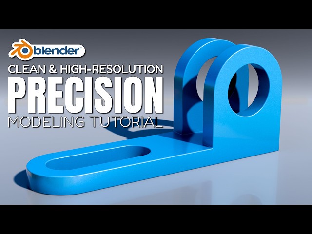 Clean & High Resolution Precision Modeling #BlenderTutorial
