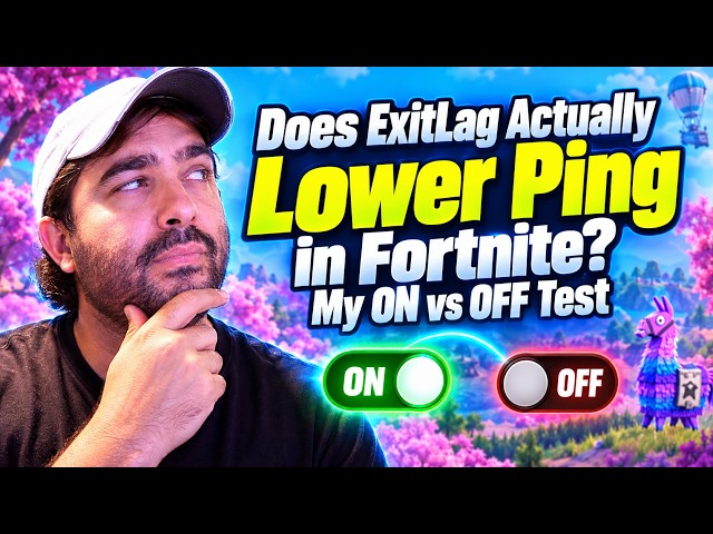 Does ExitLag Actually Lower Ping in Fortnite? My ON vs OFF Test