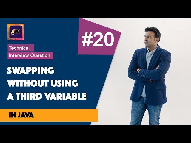 Swapping without using a third variable in Java | Java Programs | ABC