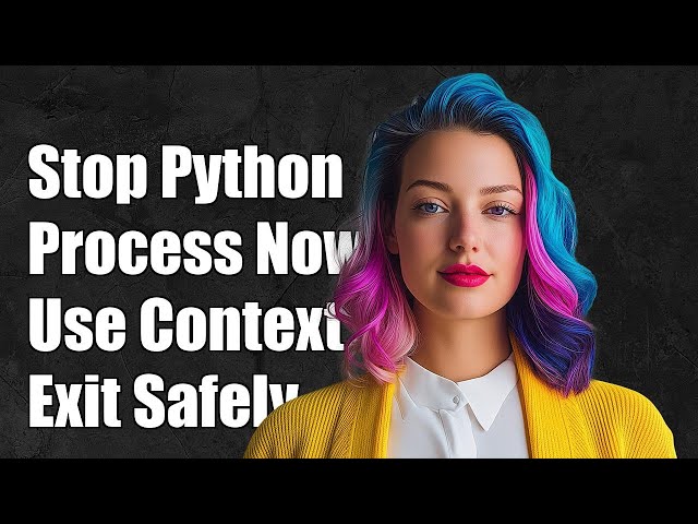 How to Stop a Python Process While Ensuring Context Managers Call __exit__