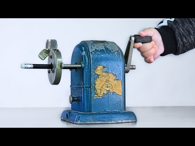 I Restored a 70-Year-Old German Pencil Sharpener
