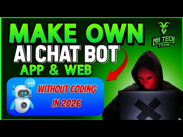 No-Code AI Chatbot 2026: Build App & Web Easily!