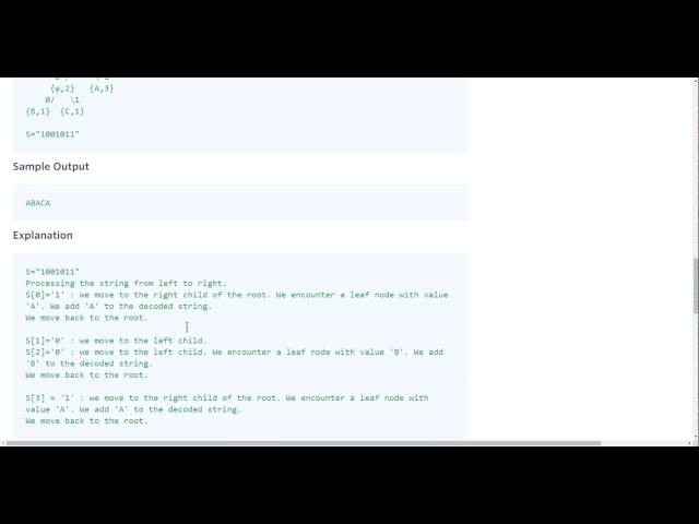 Tree huffman Decoding