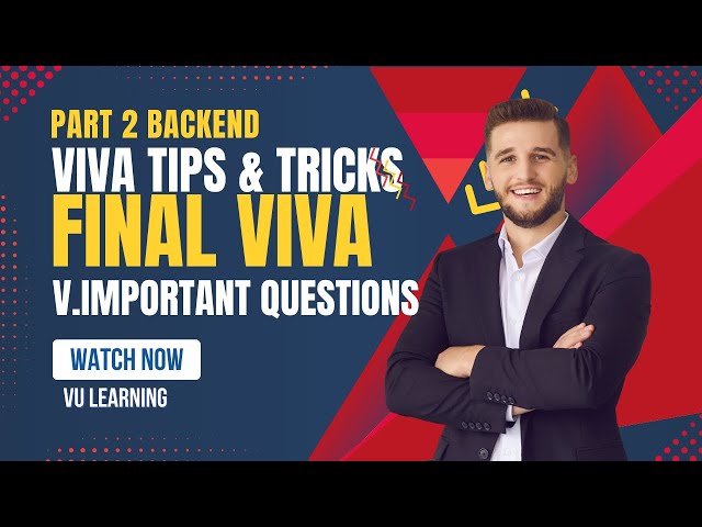 CS619 Final Year Project Viva: 100% Confirmed Questions & Answers 2026 | Don't Skip!