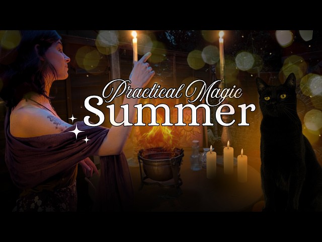 How To Have A Practical Magic Summer 🌿 Altar Makeover ✨️ Witchy Experiments 🧜🏽‍♀️ Potions & Skincare