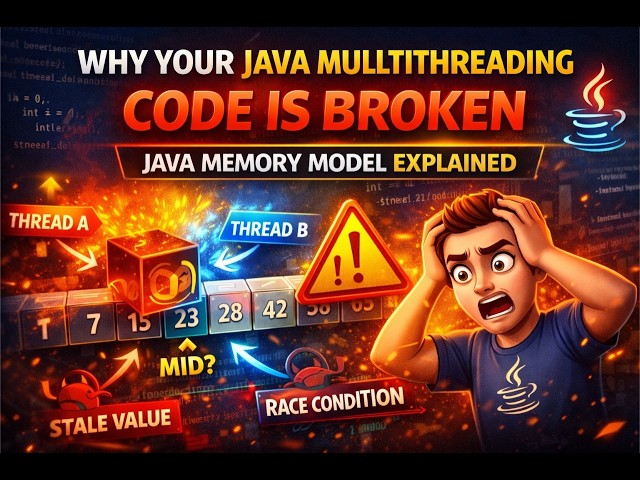 Why Your Java Multithreading Code Is BROKEN (Java Memory Model Explained)