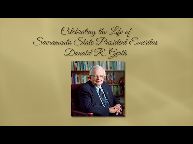 Dr. Donald Gerth - Celebration of Life (Live Event)
