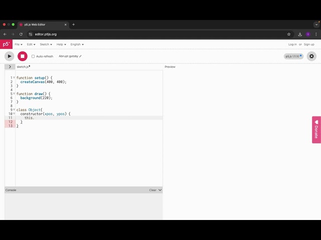 Custom Classes in JavaScript