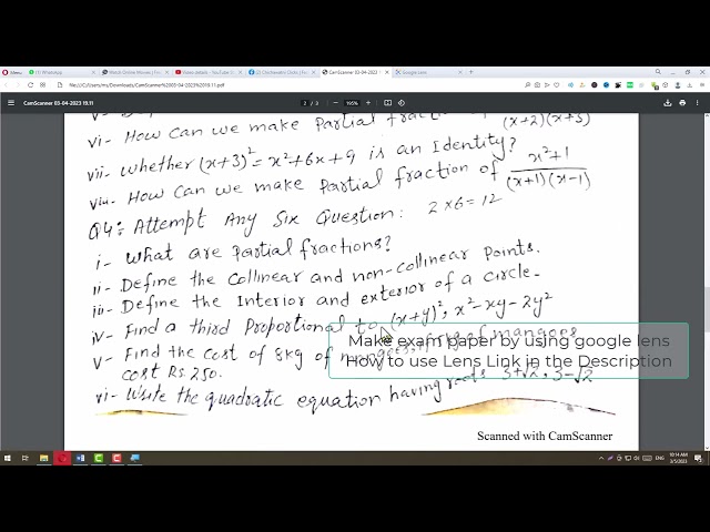 How I Compose Handwritten Exam paper Fast