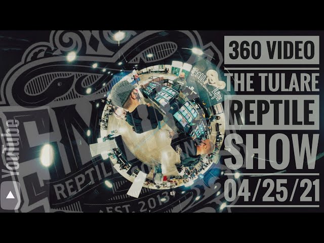 Tulare Reptile Show - Tulare, CA - 04/25/21 - 360° Video Walkthrough