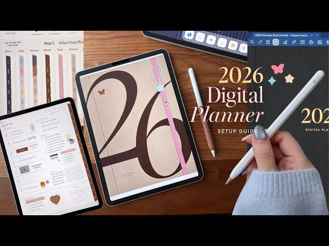 2026 Digital Planner Setup Guide 🤎  | iPadOS 26 + Goodnotes ✏️