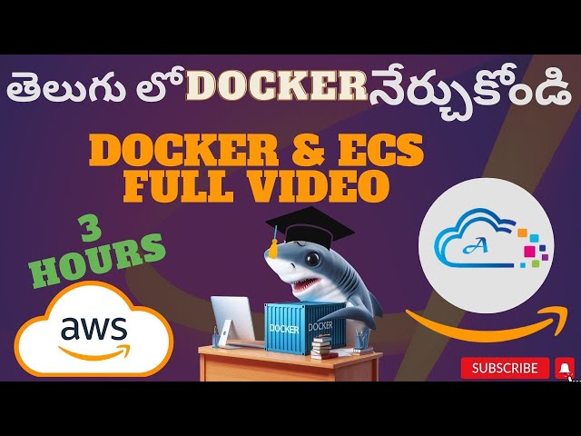 Docker and AWS ECS Full Course in Telugu