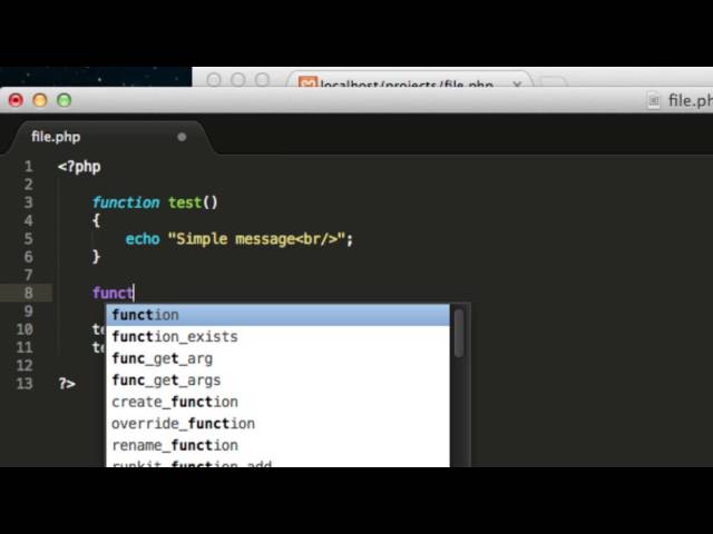 PHP Tutorial 5 - using Functions