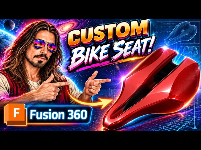 AI Images → 3D Model in Fusion 360 (Easy Tracing Method)